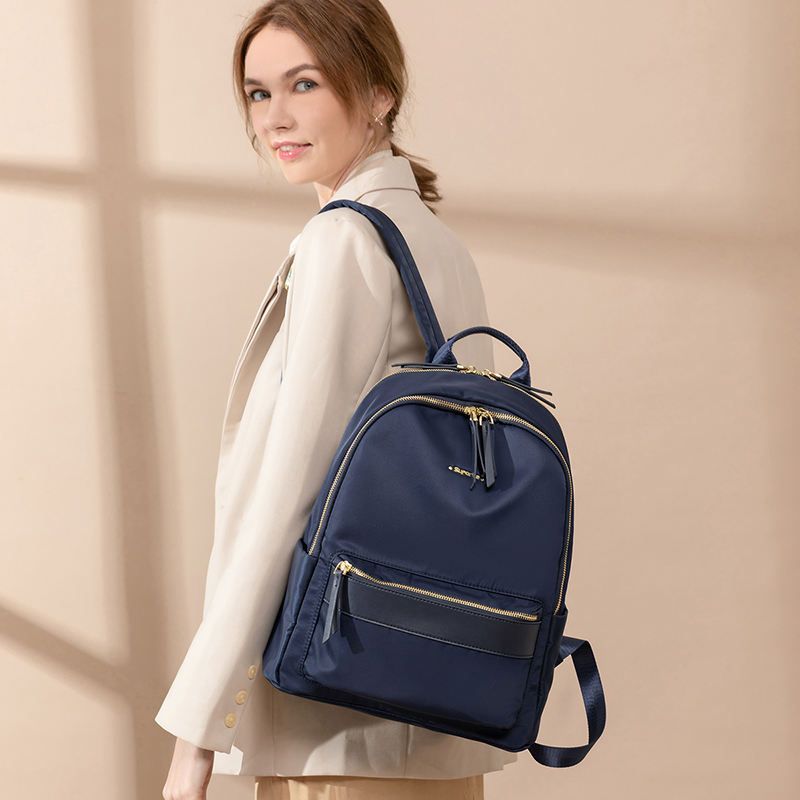 Minimalist Oxford Cloth Backpack for Women - Lightweight, Waterproof Student Book Bag & Business Laptop Carrier Minimalist Oxford Cloth Backpack for Women - Lightweight, Waterproof Student Book Bag & Business Laptop Carrier