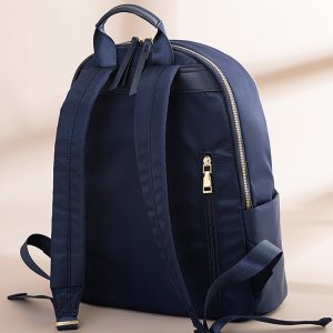 Minimalist Oxford Cloth Backpack for Women - Lightweight, Waterproof Student Book Bag & Business Laptop Carrier