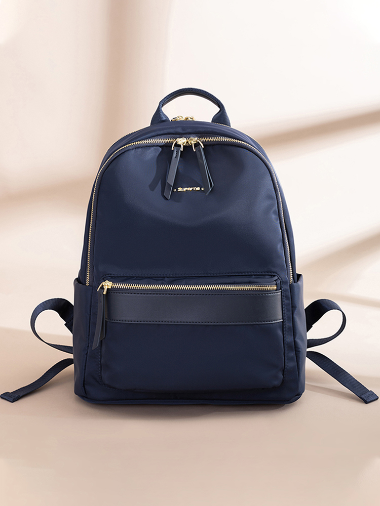 Minimalist Oxford Cloth Backpack for Women - Lightweight, Waterproof Student Book Bag & Business Laptop Carrier Minimalist Oxford Cloth Backpack for Women - Lightweight, Waterproof Student Book Bag & Business Laptop Carrier