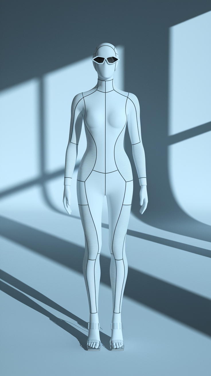 Embracing Minimalist Futuristic Fashion Styles outfit idea