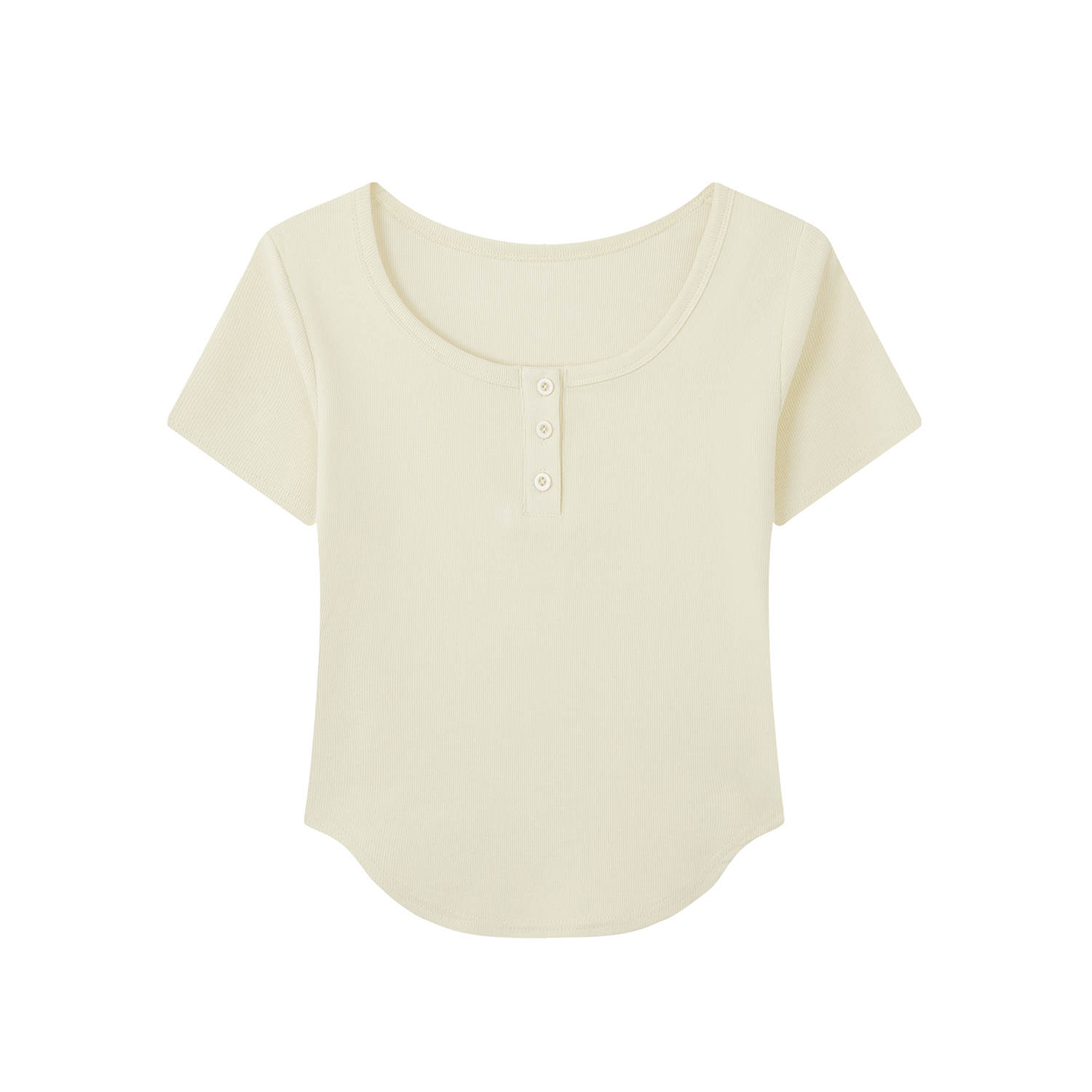 Mint Green Slim Fit Short Sleeve T-Shirt for Women - Flattering Summer Top, Unique Early Summer Style