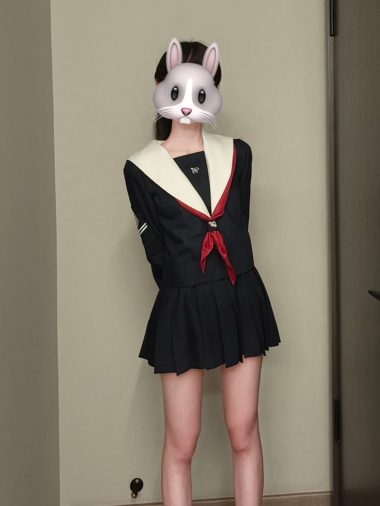 Navy Collar Coat Women's Pudding Bear JK Uniform Sailor Suit College Style Summer Fashion Navy Collar Coat Women's Pudding Bear JK Uniform Sailor Suit College Style Summer Fashion