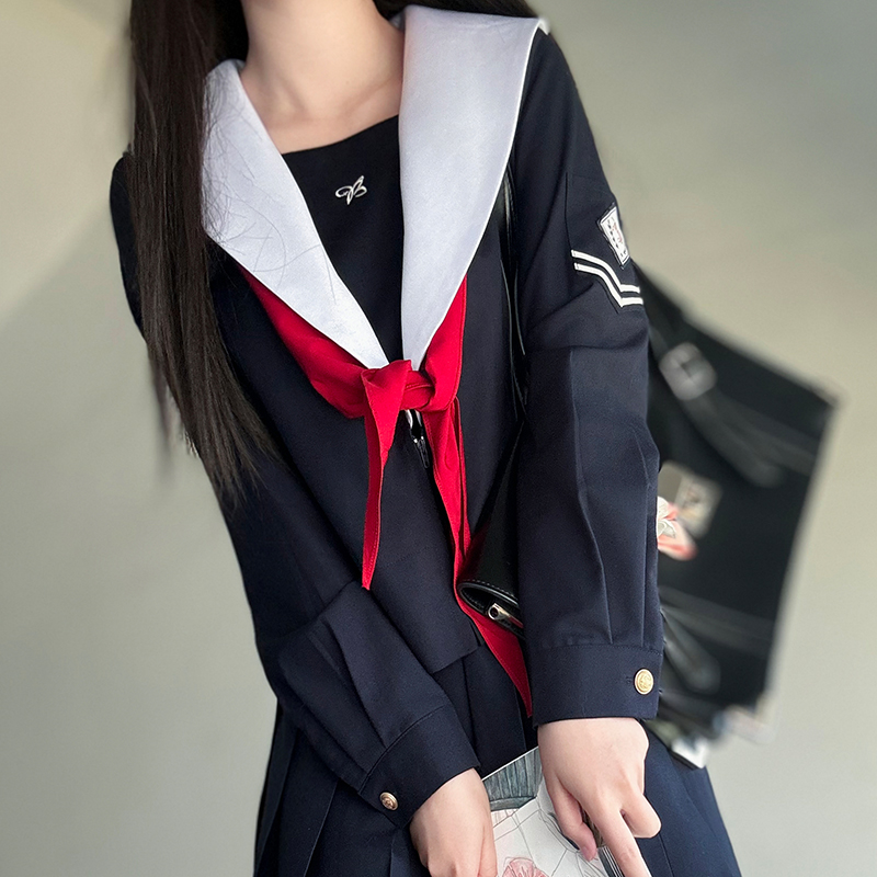 Navy Collar Coat Women's Pudding Bear JK Uniform Sailor Suit College Style Summer Fashion Navy Collar Coat Women's Pudding Bear JK Uniform Sailor Suit College Style Summer Fashion
