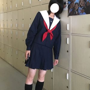 Navy Collar Coat Women's Pudding Bear JK Uniform Sailor Suit College Style Summer Fashion