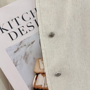 Off-White French Style Elegant Short Coat for Women - High-End Korean Design, Simple Spring Autumn Fashion 2025