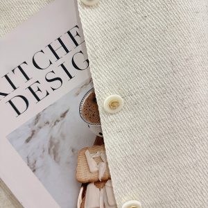 Off-White Lace Spliced Short Wind Coat for Women - French Elegant Spring Autumn 2025 Fashion