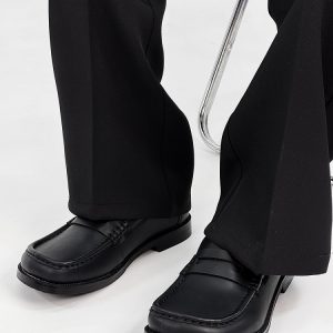 Old Money Retro Loafers for Men - Brown Suede Slip-On Dress Shoes, Easy Commuter Casual Footwear, Classic Vintage Style