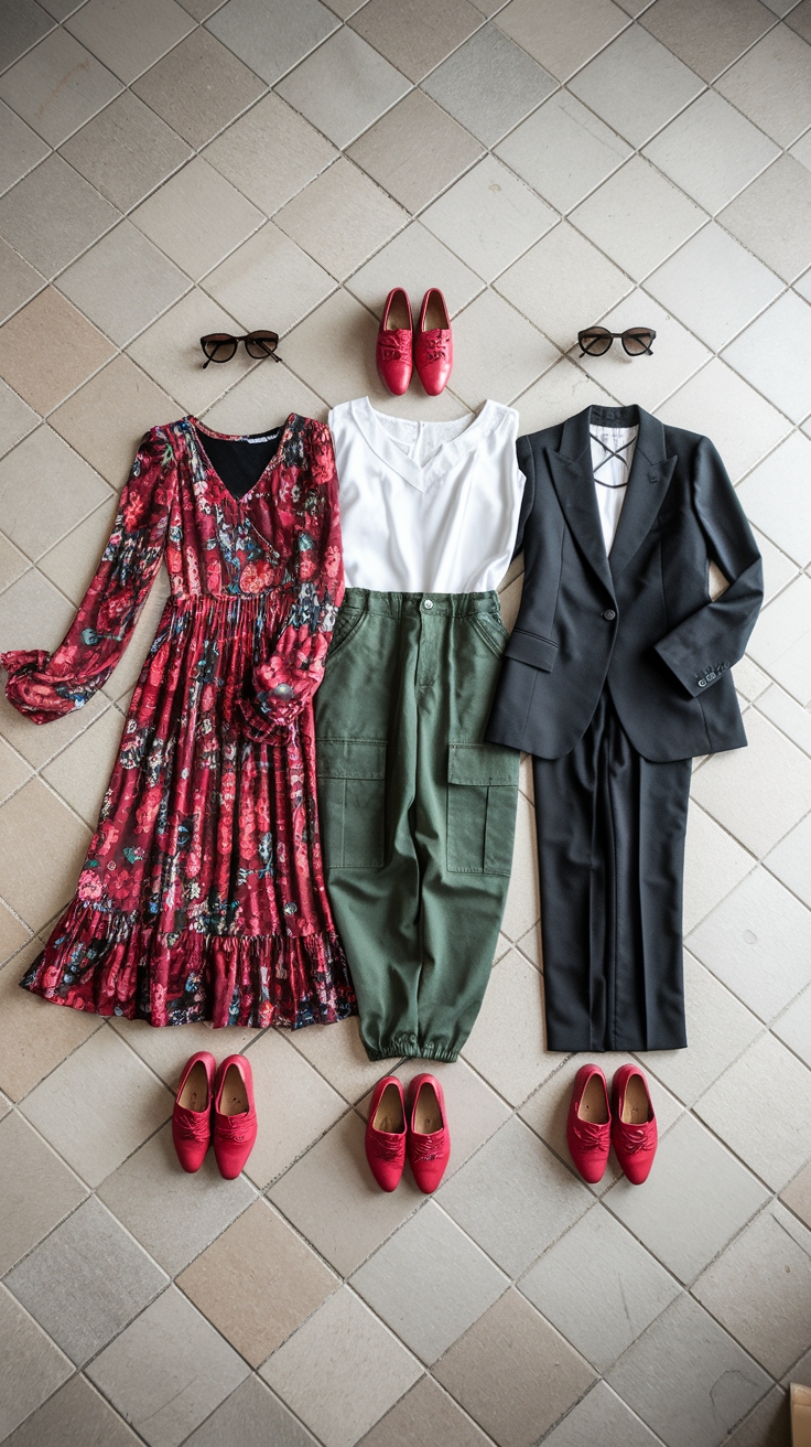 Outfit Ideas with Red Shoes: Bold and Beautiful Styles outfit idea