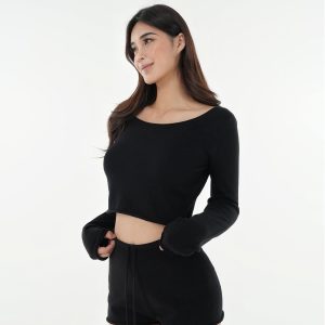 Oversized Collar Rolled Hem Short Sleeve Top & Knitted Shorts Set - Chic Casual Loungewear for Effortless Style