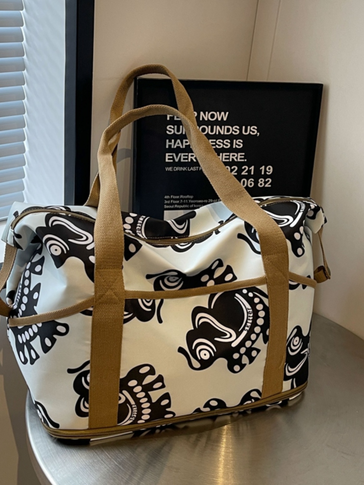 Oversized Nylon Travel Bag for Clothes, Suitcase with Pull Rod, Short Business Trip & Maternity Hospital Bag for Women Oversized Nylon Travel Bag for Clothes, Suitcase with Pull Rod, Short Business Trip & Maternity Hospital Bag for Women