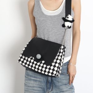 Panda Crossbody Shoulder Bag - Original Design, Cute Animal Print, Trendy Y2K Style, Perfect for Everyday Use