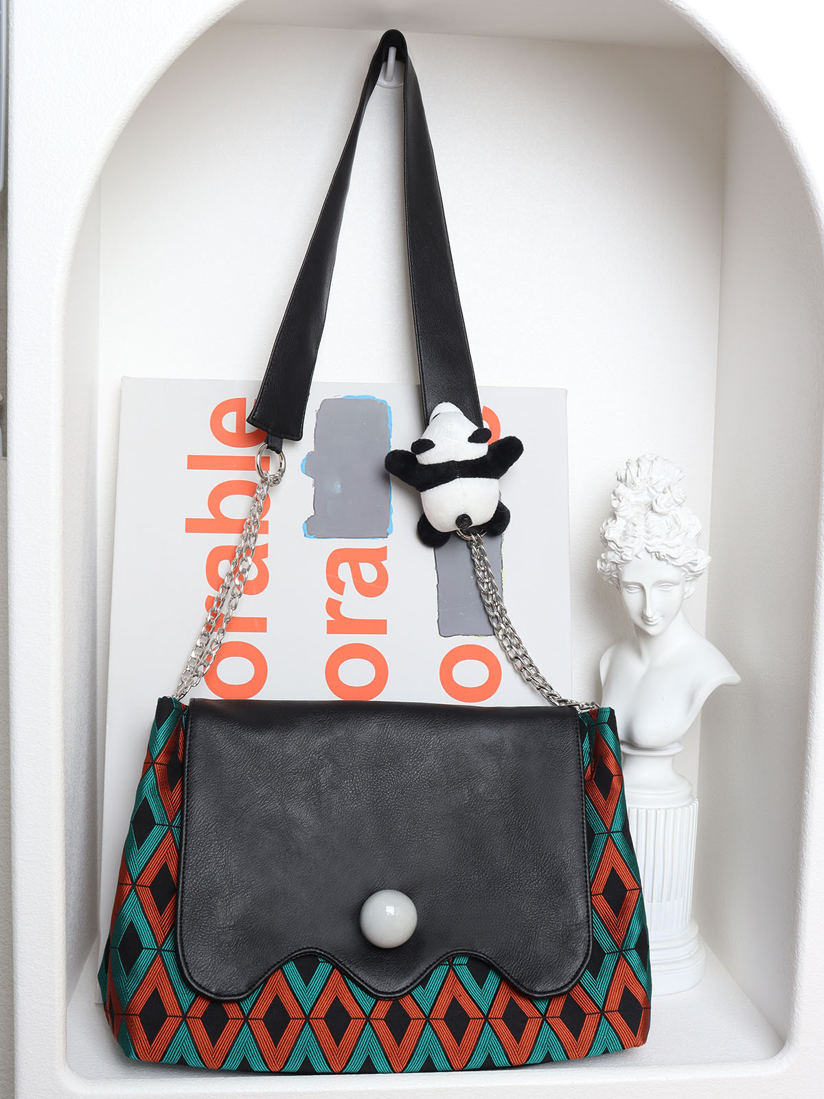 Panda Crossbody Shoulder Bag - Original Design, Cute Animal Print, Trendy Y2K Style, Perfect for Everyday Use Panda Crossbody Shoulder Bag - Original Design, Cute Animal Print, Trendy Y2K Style, Perfect for Everyday Use