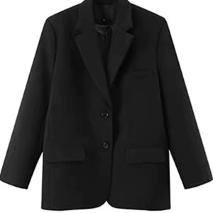 Petite Black One-Shoulder Blazer for Women - Korean Style High-End Casual Suit for Spring and Autumn 2025 Fashion