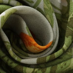 Petite Green Ruffled French-Style Vacation Dress 2025 Summer Collection for Women