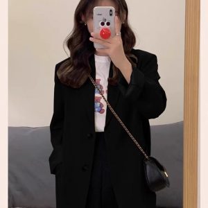 Petite Women's Blazer - Trendy Autumn Spring 2025 Small Suit, High-Quality Fashion Jacket for Stylish Looks