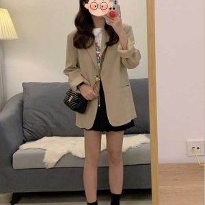 Petite Women's Blazer - Trendy Autumn Spring 2025 Small Suit, High-Quality Fashion Jacket for Stylish Looks