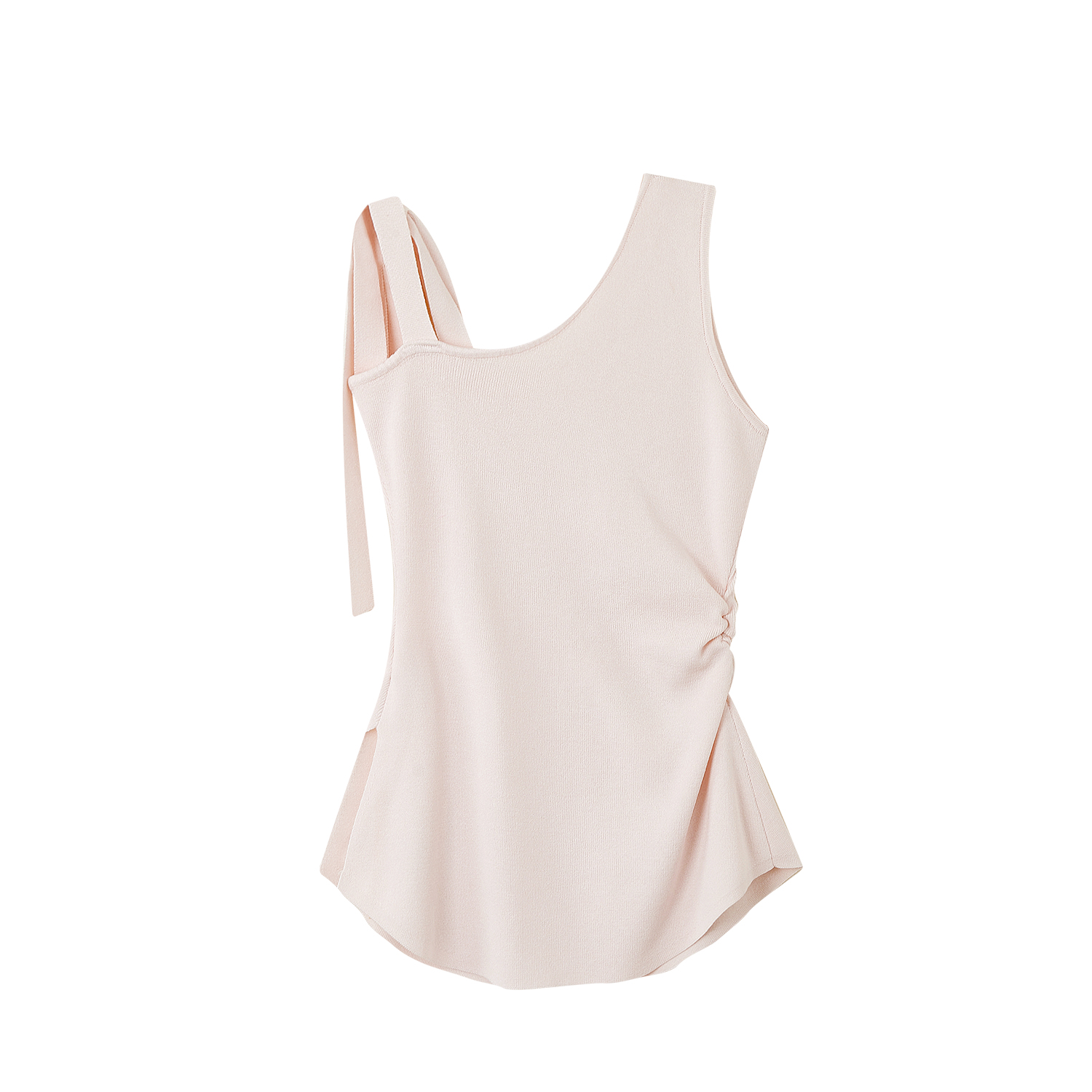 Pink High-End Irregular Design Strap Vest Top for Women - Sweet & Spicy Sleeveless Summer Shirt - Trendy Y2K Style