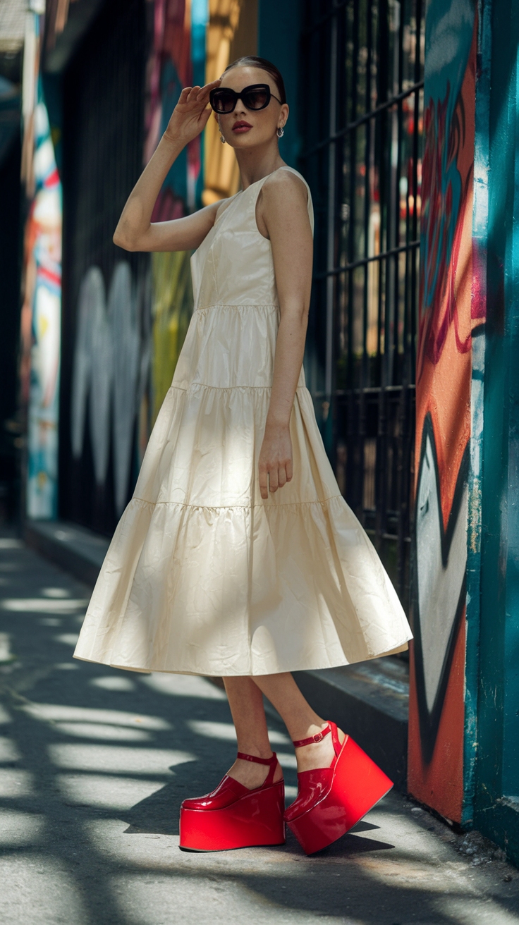 How to Rock Platform Shoes for Any Event outfit idea