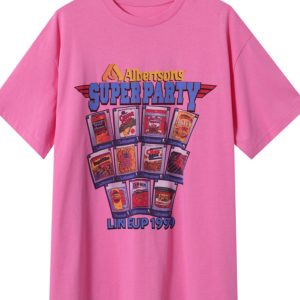 Plus Size American Vintage Printed T-Shirt for Women - Short Sleeve Loose Fit Summer 2025 Style