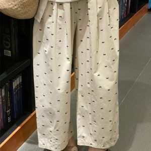 Plus-Size Cloud Pants for Women, Slimming Wide-Leg Casual Cropped Balloon Pants, Japanese Style, Perfect for Short Stature