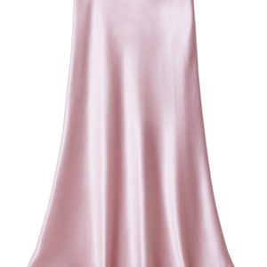 Plus Size Fish Tail Skirt for Women, Acetic Satin Half Skirt, High-End Spring Summer 2025 Fashion, Elegant Gold Design