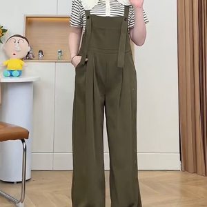 Plus-Size Loose-Fitting Summer Jumpsuit for Curvy Women, Slimming Wide-Leg Design, Trendy Chic Look, Perfect for Casual Outings