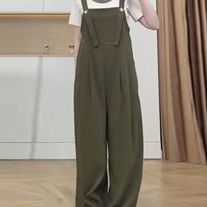Plus-Size Loose-Fitting Summer Jumpsuit for Curvy Women, Slimming Wide-Leg Design, Trendy Chic Look, Perfect for Casual Outings