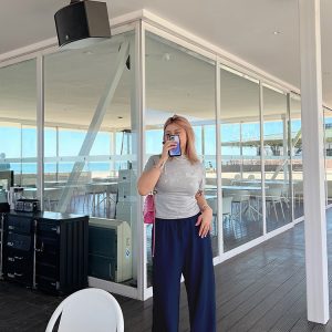 Plus Size Retro Barbie Pink Sweatpants for Women - Loose Fit Casual Street Style Long Pants