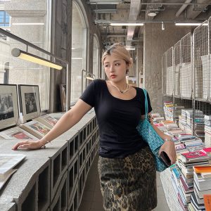 Plus Size Sexy Leopard Print Bodycon Mini Skirt - High Waist Slimming Design for Hot Girl Style - Trendy Y2K Fashion