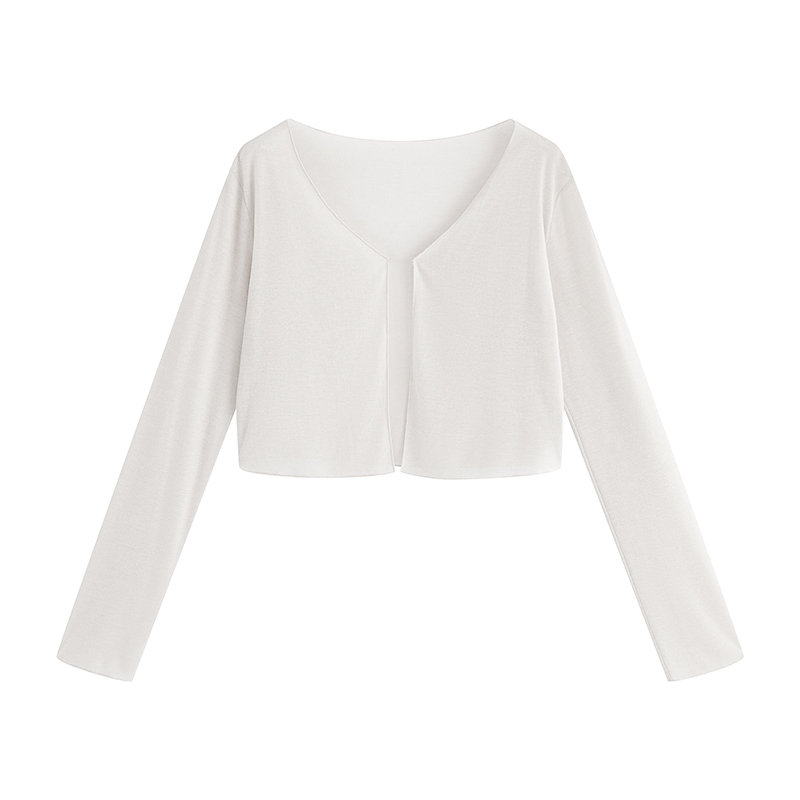 Plus Size Soft Ice Silk Cardigan - Lightweight Sun Protection Top for Air Conditioning - Comfortable and Stylish Essential