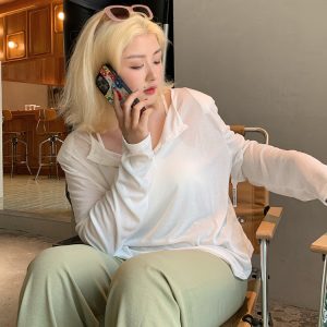 Plus Size Summer Chiffon Wide Leg Pants - Casual Slim Fit Straight Loose Long Trousers for Versatile Comfort