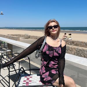 Plus Size Summer Long Sleeve Cardigan - Sugar Hot Girl Thin Loose Fit with Sun Protection - Trendy Casual Layering Essential