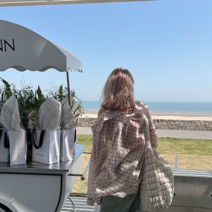 Plus Size Two-Color Romantic Polka Dot Oversized Chiffon Shirt for Summer, Loose Fit with Sun Protection, Trendy and Versatile