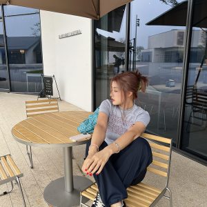 Plus Size Vintage Plaid Fake Two-Piece Casual Wide-Leg Long Pants for Women - Loose Straight-Leg Sports Trousers