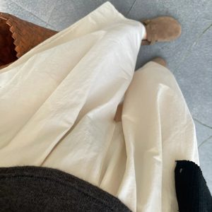 Plus Size White Women's Summer Japanese-Style Balloon Pants - Flattering Wide-Leg Loose Nine-Point Design