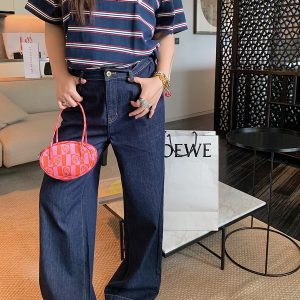 Plus-Size Women's A-Style Mid-Length Skirt & Straight-Leg Jeans - Spring/Summer 2025 Fashion Essentials