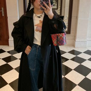 Plus Size Women's Little Bear Short Sleeve T-Shirt - 2025 New White Base Layer Top, Casual Korean Style Fashion