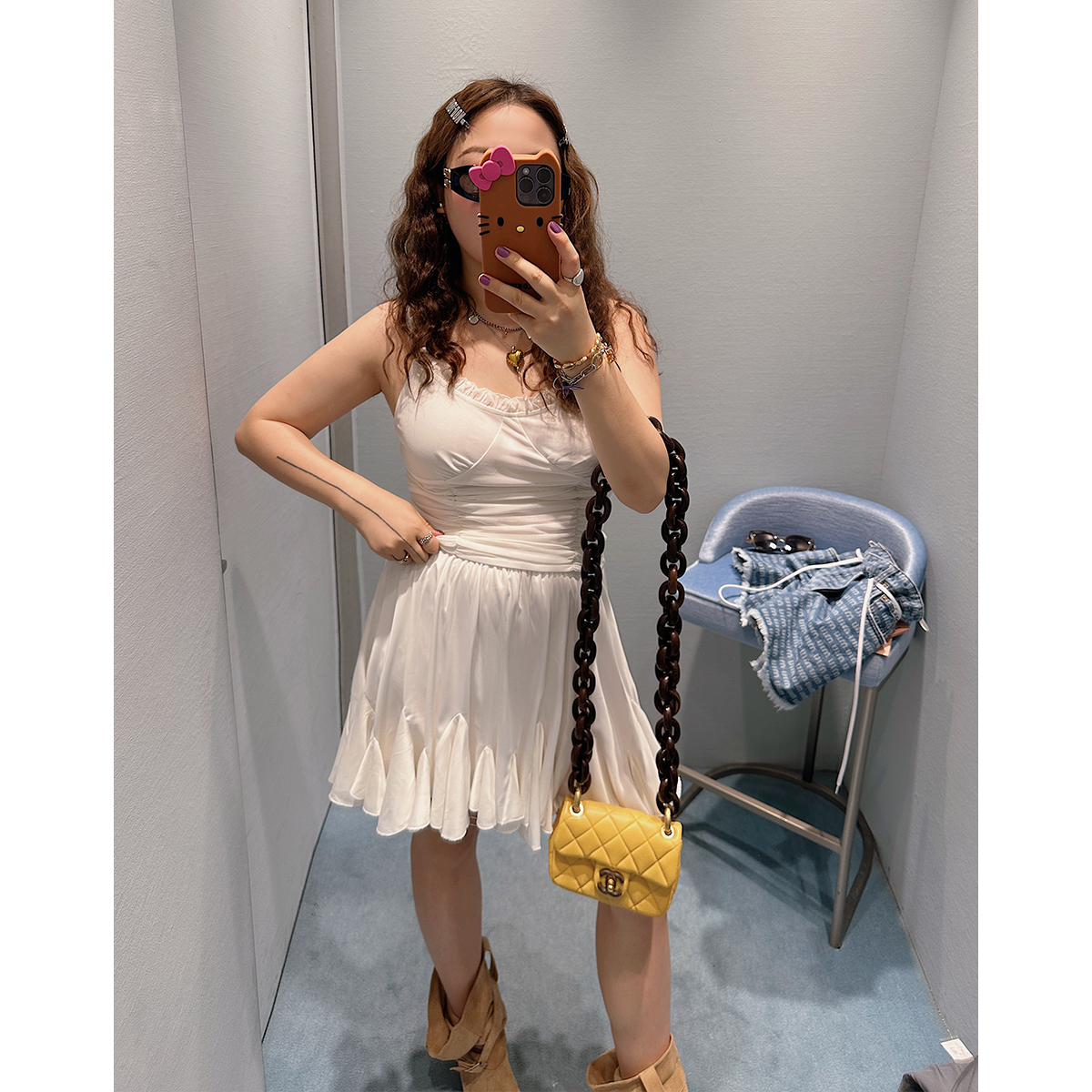 Plus-Size Women's Summer Camisole - Sleeveless Unique Top for Dopamine Outfits, Trendy and Stylish Plus-Size Women's Summer Camisole - Sleeveless Unique Top for Dopamine Outfits, Trendy and Stylish