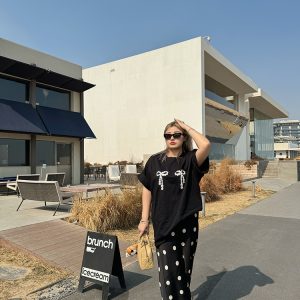 Polka Dot Black and White Color-Blocking Slim-Fit Women's Skirt - Versatile Spring and Summer Style, 2024 Niche Design, Y2K Fashion