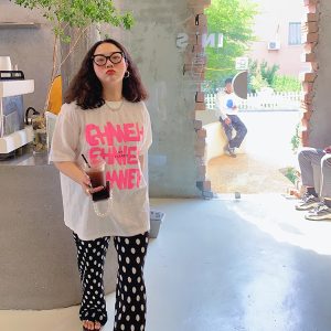 Polka Dot Wide-Leg Pants for Women, High-Waisted Summer Trousers, Loose Fit Casual Split Design, Trendy Fashion for Stylish Looks