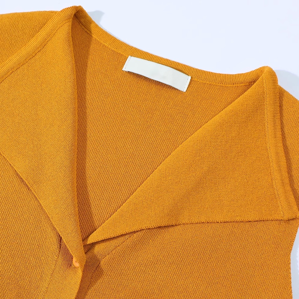 Pumpkin-Colored Sleeveless Knitted T-Shirt with Fitted Waist and Pleated Vest Detail for Women - Perfect for Fall Fashion Pumpkin-Colored Sleeveless Knitted T-Shirt with Fitted Waist and Pleated Vest Detail for Women - Perfect for Fall Fashion