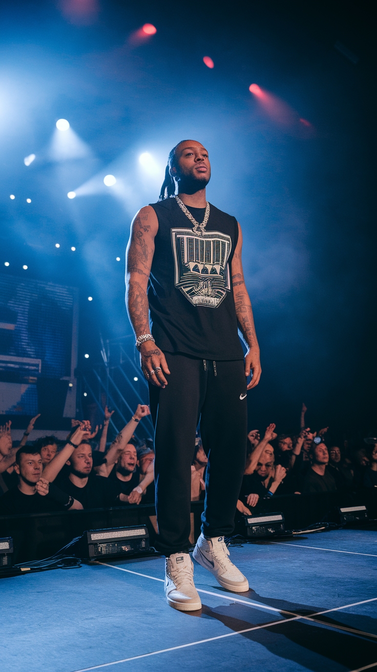 Rap Music Festival Outfits: Bold and Edgy Choices outfit idea