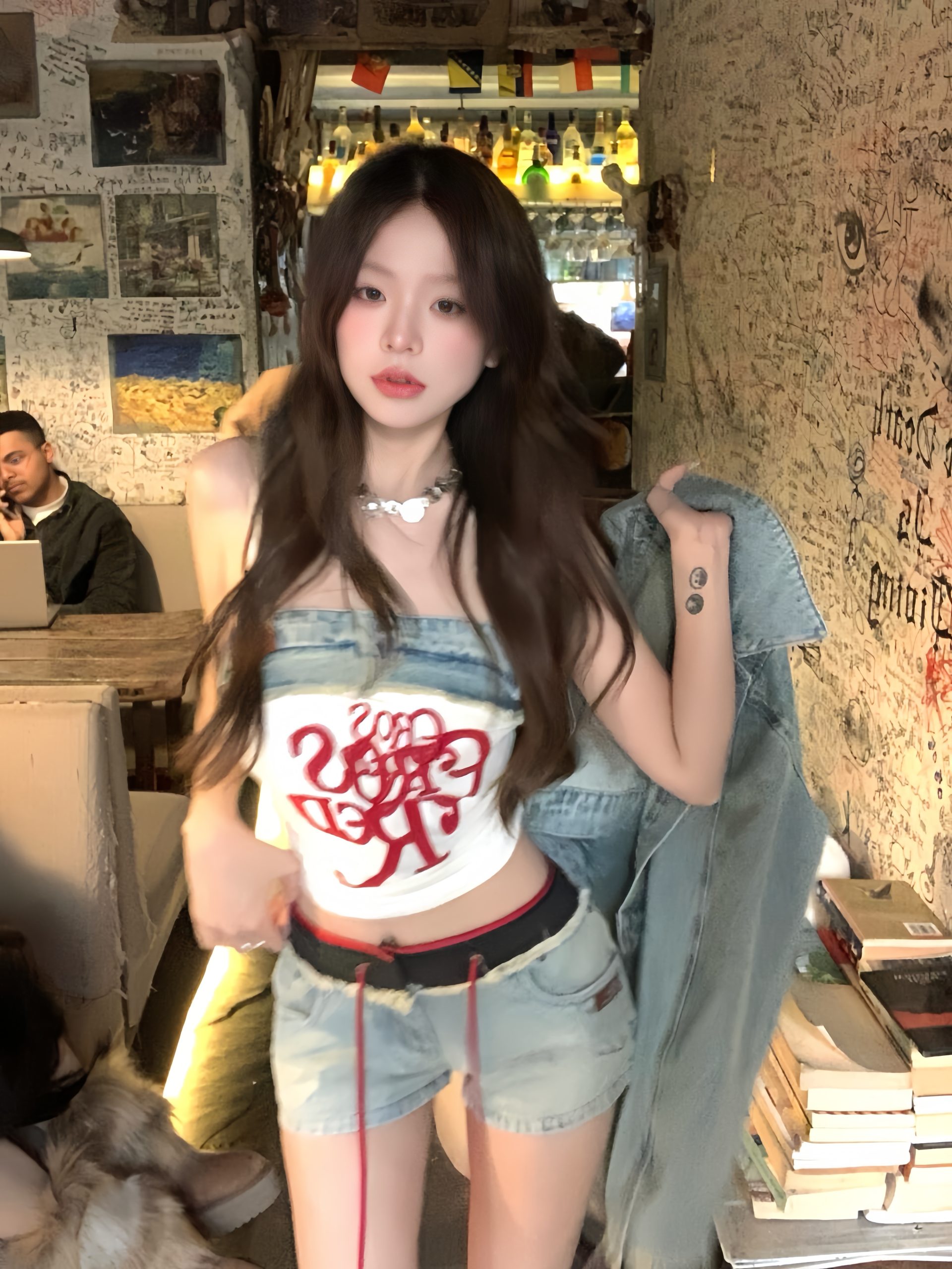 Rebellious Cowboy Vintage Heavy-Duty Denim Jacket, Tank Top & Casual Shorts Set for Women - Spring Fashion 90s Y2K Style Rebellious Cowboy Vintage Heavy-Duty Denim Jacket, Tank Top & Casual Shorts Set for Women - Spring Fashion 90s Y2K Style