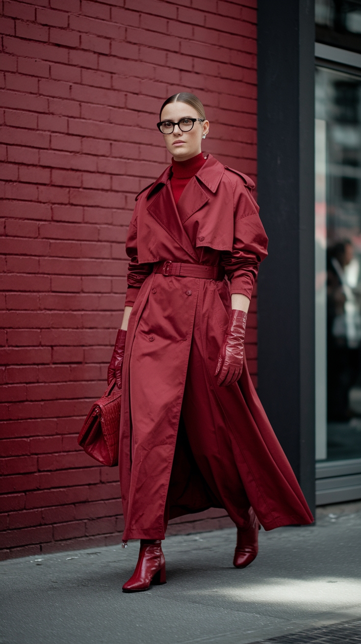 Mastering the Art of Red on Red Outfit outfit idea