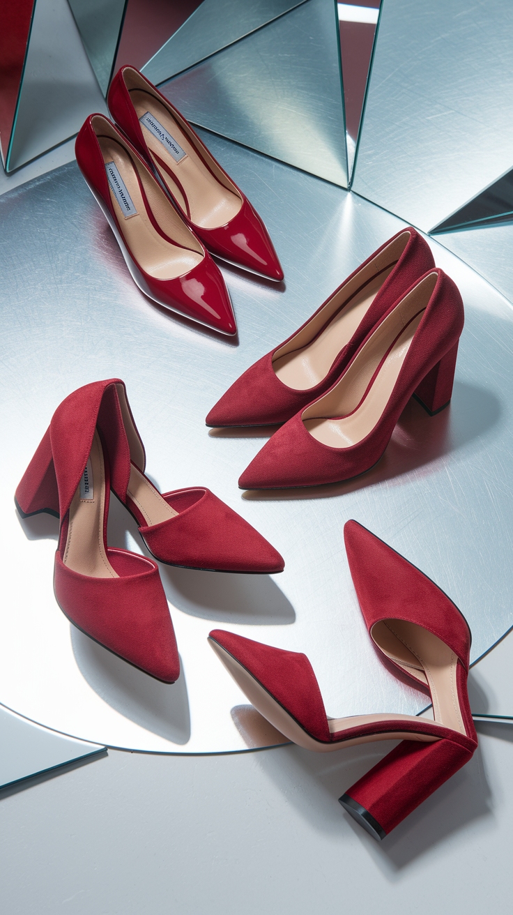 Finding the Perfect Red Shoes Heels outfit idea