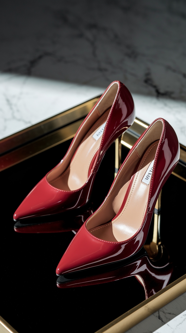 Dare to Wear Red Stilettos for a Bold Statement outfit idea