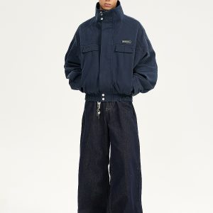 Retro American Heavyweight Jacket for Men - Stylish Loose Workwear Coat in Barn Style for Couples