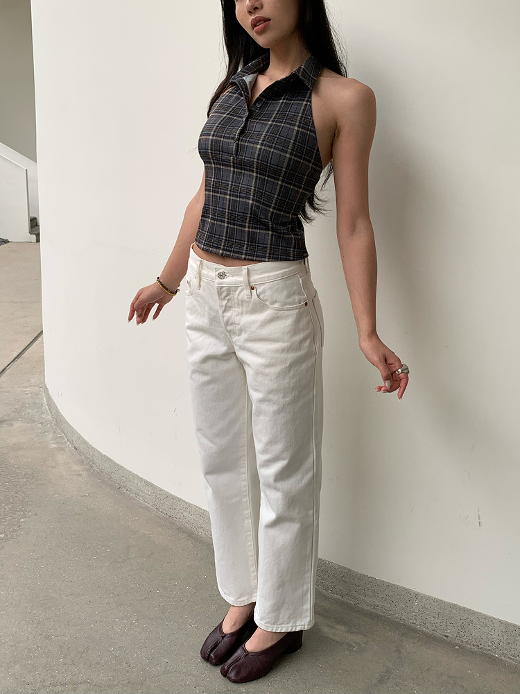 Retro Ankle-Length White Cow Print Capsule Pants - Mid-Low Waist Small Straight Fit, Hip-Enhancing Style, Soap-Scented Design Retro Ankle-Length White Cow Print Capsule Pants - Mid-Low Waist Small Straight Fit, Hip-Enhancing Style, Soap-Scented Design