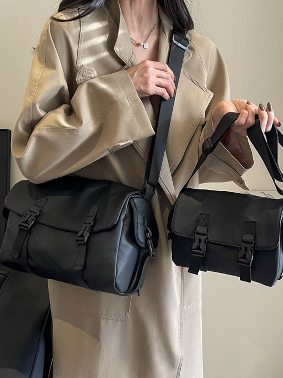 Retro Casual Crossbody Bag for Women - Lightweight Messenger Bag, Versatile Commuting Shoulder Bag, Spring 2025 Fashion Retro Casual Crossbody Bag for Women - Lightweight Messenger Bag, Versatile Commuting Shoulder Bag, Spring 2025 Fashion