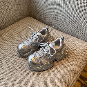 Retro Colorful Dad Shoes for Women - 2025 Lightweight Mesh Thick-Soled Casual Sports Sneakers